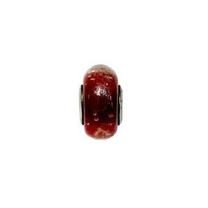 Pandora Vintage Red Fizzle Effervescence Murano Glass Authentic Charm Bead